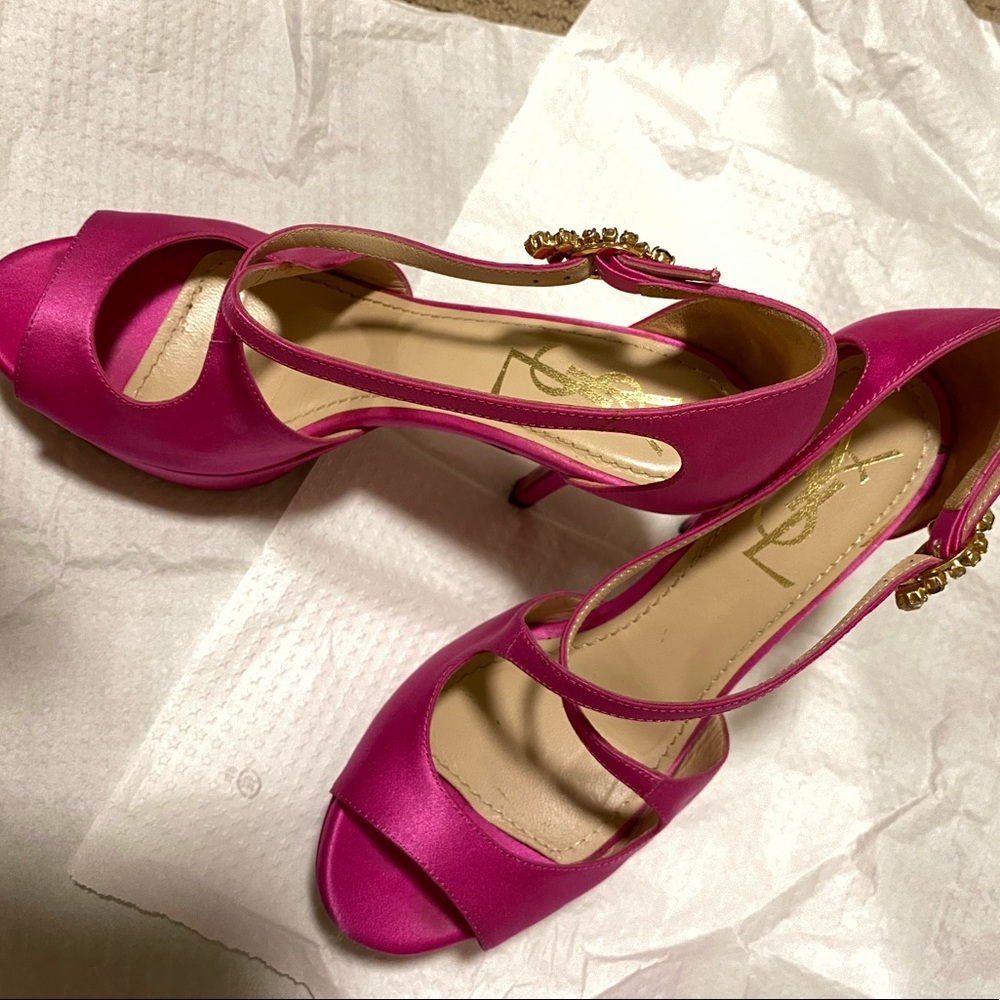 Ysl silky high heel